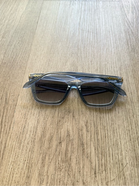quay australia call the shots clear blue modern retro cat eye sunglasses eyewear